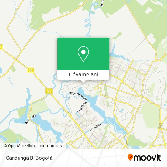 Mapa de Sandunga B