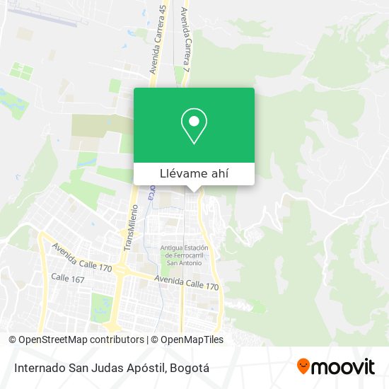 Mapa de Internado San Judas Apóstil