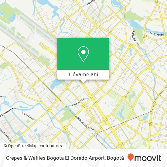 Mapa de Crepes & Waffles Bogota El Dorado Airport
