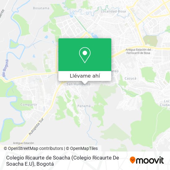 Mapa de Colegio Ricaurte de Soacha (Colegio Ricaurte De Soacha E.U)