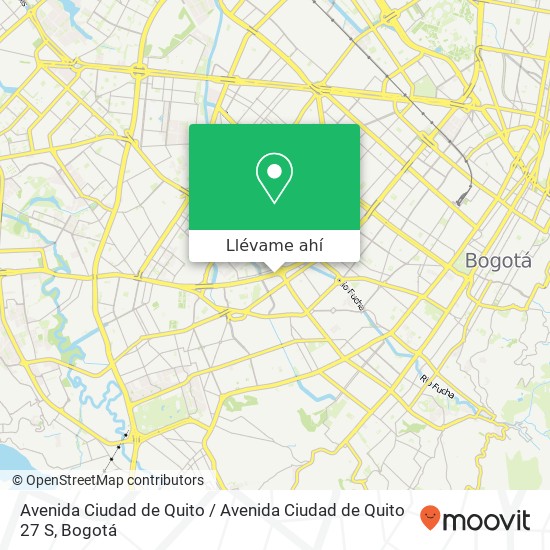 Mapa de Avenida Ciudad de Quito / Avenida Ciudad de Quito 27 S