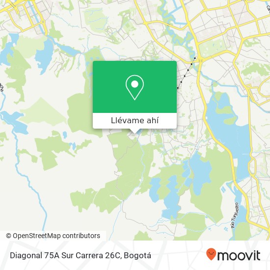 Mapa de Diagonal 75A Sur Carrera 26C