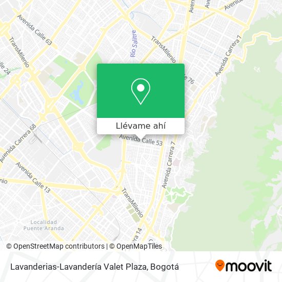 Mapa de Lavanderias-Lavandería Valet Plaza