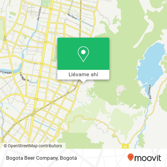 Mapa de Bogota Beer Company