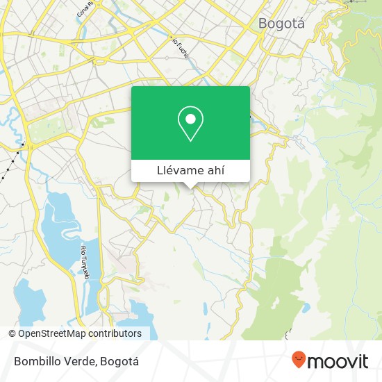 Mapa de Bombillo Verde