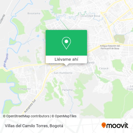 Mapa de Villas del Camilo Torres