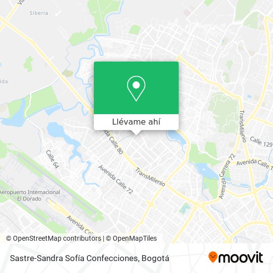 Mapa de Sastre-Sandra Sofía Confecciones