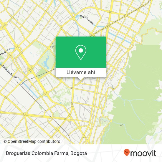 Mapa de Droguerias Colombia Farma