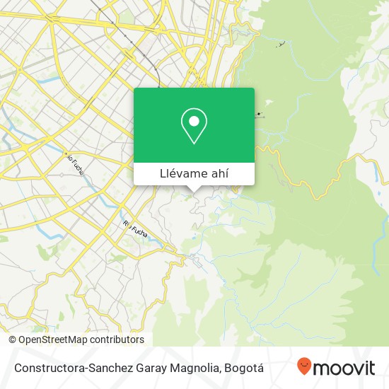 Mapa de Constructora-Sanchez Garay Magnolia