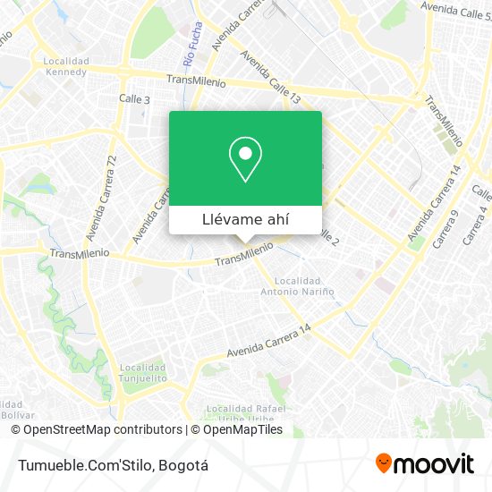 Mapa de Tumueble.Com'Stilo