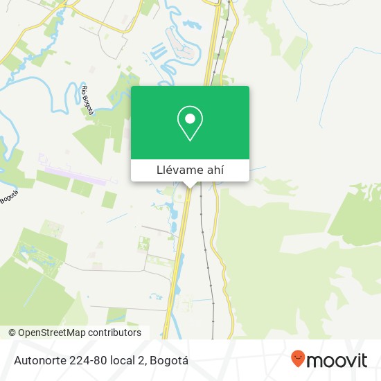 Mapa de Autonorte 224-80 local 2