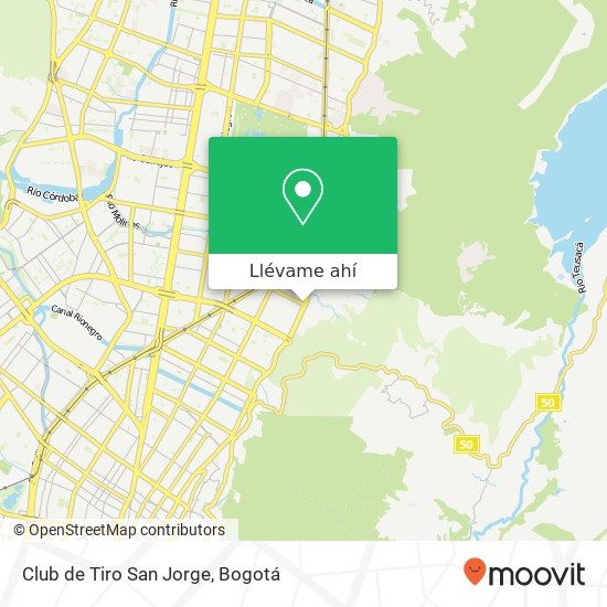 Mapa de Club de Tiro San Jorge