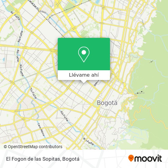 Mapa de El Fogon de las Sopitas