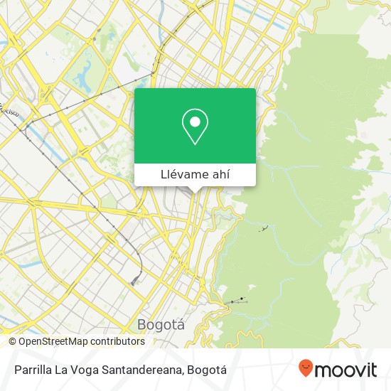 Mapa de Parrilla La Voga Santandereana