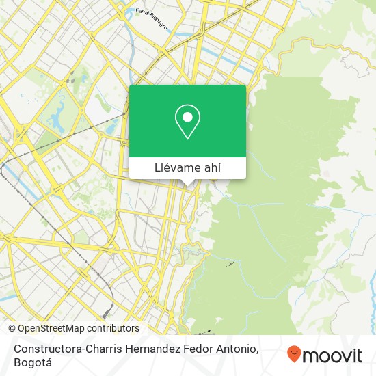 Mapa de Constructora-Charris Hernandez Fedor Antonio
