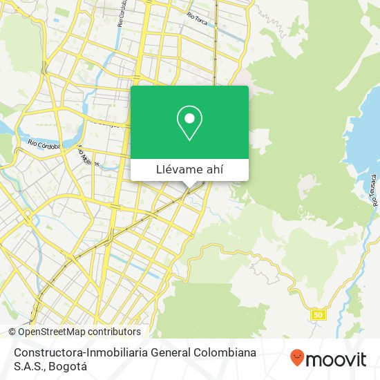 Mapa de Constructora-Inmobiliaria General Colombiana S.A.S.