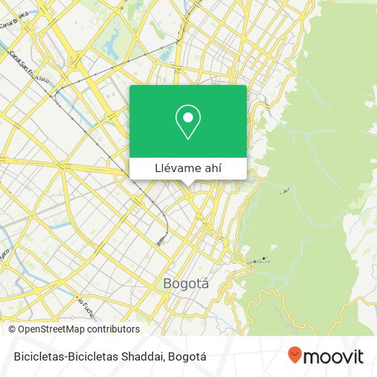 Mapa de Bicicletas-Bicicletas Shaddai