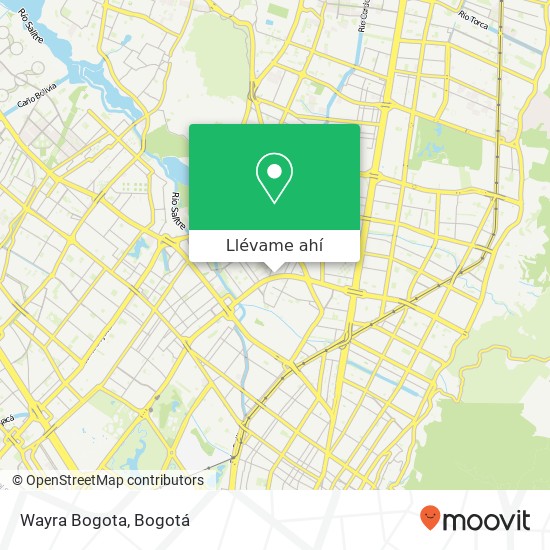 Mapa de Wayra Bogota