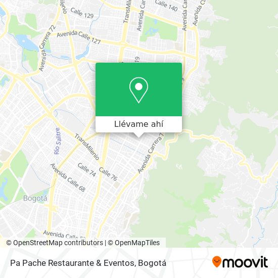 Mapa de Pa Pache Restaurante & Eventos