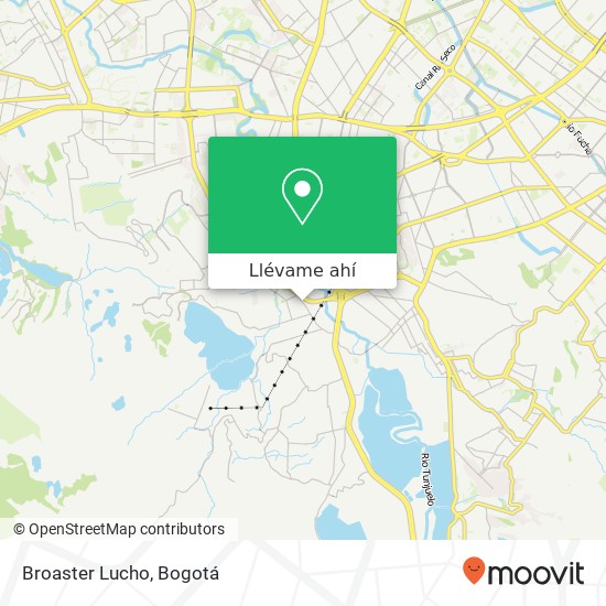 Mapa de Broaster Lucho, 15 Diagonal 62 Sur 21A Ciudad Bolívar, Bogotá, D.C., 111941