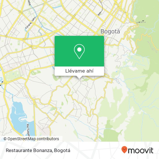 Mapa de Restaurante Bonanza, Carrera 6 San Cristóbal, Bogotá, D.C., 110421