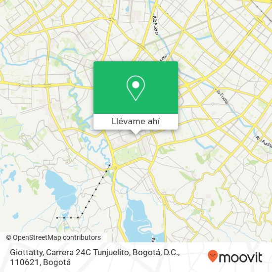 Mapa de Giottatty, Carrera 24C Tunjuelito, Bogotá, D.C., 110621
