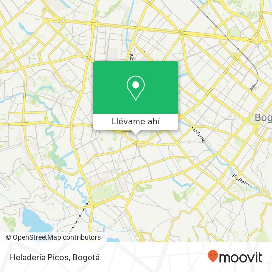 Mapa de Heladería Picos, 51 Calle 38A Sur 34B Antonio Nariño, Bogotá, 111511
