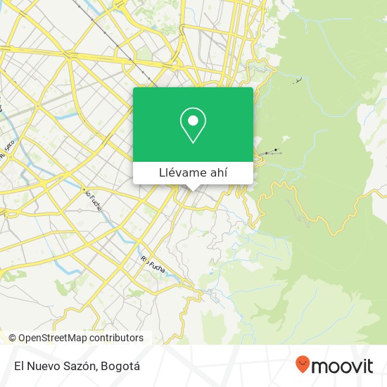 Mapa de El Nuevo Sazón, Carrera 6 6 La Candelaria, Bogotá, D.C., 111711