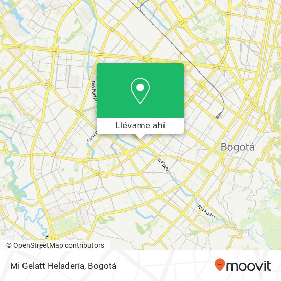 Mapa de Mi Gelatt Heladería, Avenida Calle 8 Sur 32A Puente Aranda, Bogotá, D.C., 111631