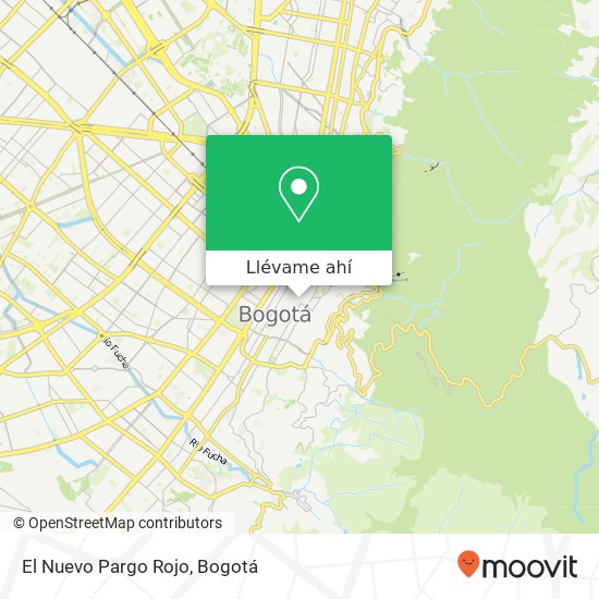 Mapa de El Nuevo Pargo Rojo, 31 Carrera 5A 14 La Candelaria, Bogotá, 111711