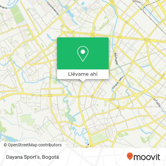 Mapa de Dayana Sport's, Avenida Carrera 72 39I S Kennedy, Bogotá, D.C., 110841