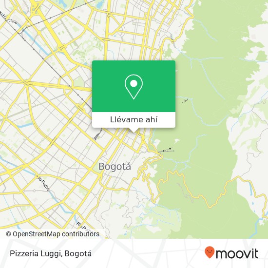 Mapa de Pizzeria Luggi, Calle 24 5 Santa Fé, Bogotá, D.C., 110311