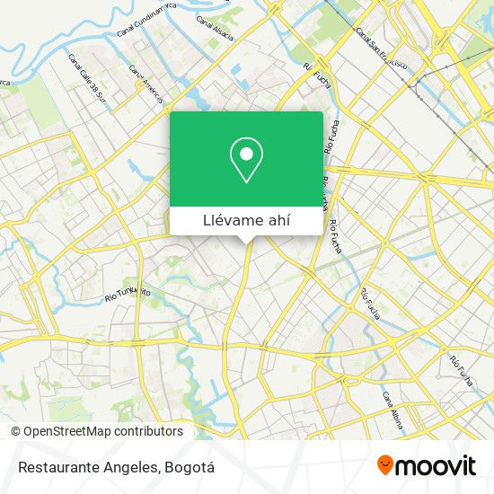 Mapa de Restaurante Angeles