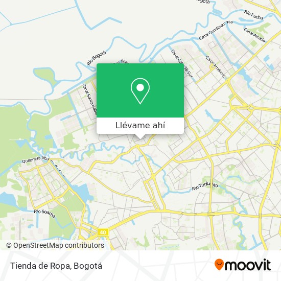 Mapa de Tienda de Ropa