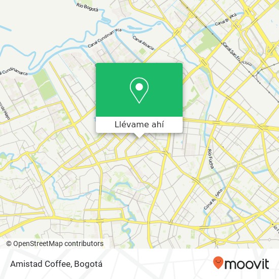 Mapa de Amistad Coffee, 35 Carrera 78 35 S Kennedy, Bogotá, D.C., 110851