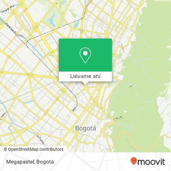Mapa de Megapastel, 90 Calle 27 20A Teusaquillo, Bogotá, 111311