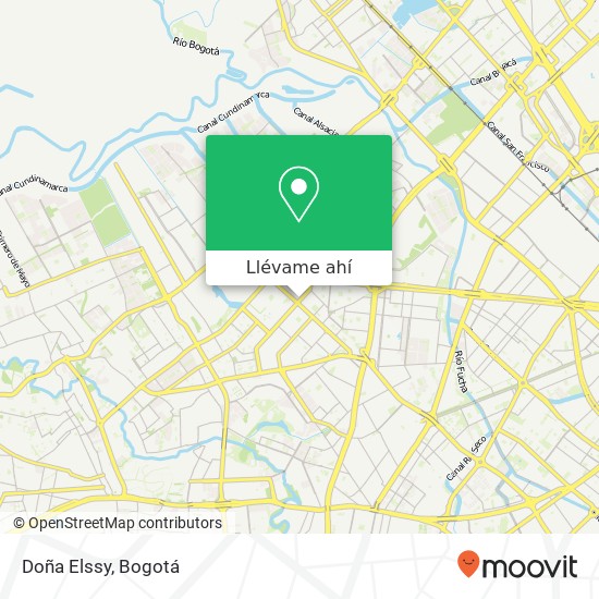 Mapa de Doña Elssy, 17 Carrera 78K 6 S Kennedy, Bogotá, 110851