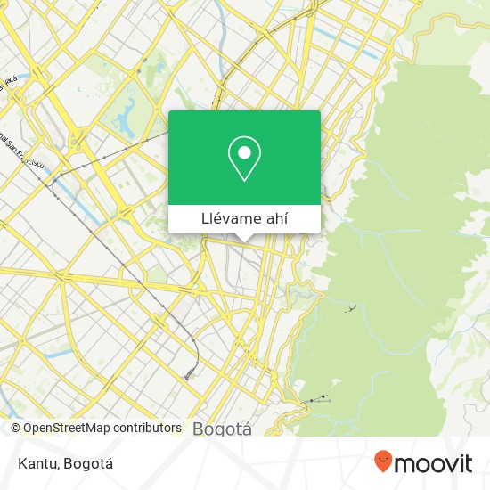 Mapa de Kantu, 20 Avenida Carrera 19 45 Teusaquillo, Bogotá, 111311