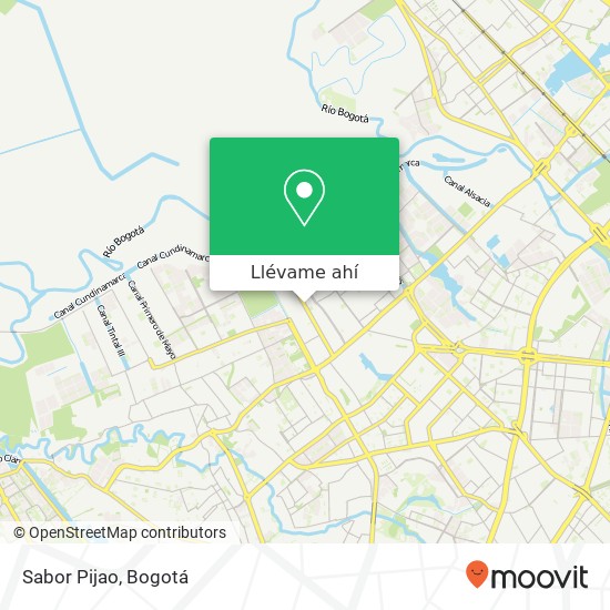 Mapa de Sabor Pijao, Calle 42A Sur 89D Kennedy, Bogotá, D.C., 110881