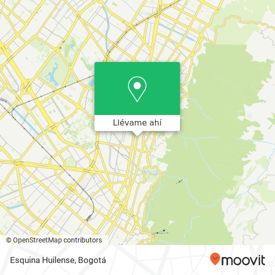 Mapa de Esquina Huilense, Carrera 13 48 Chapinero, Bogotá, D.C., 110231