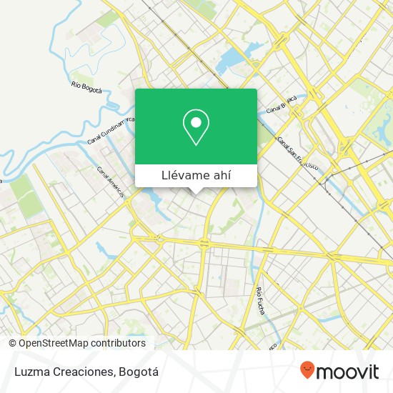 Mapa de Luzma Creaciones, 80 Carrera 78 9 Kennedy, Bogotá, 110821