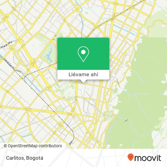 Mapa de Carlitos, Avenida Pablo VI Teusaquillo, Bogotá, D.C., 111311