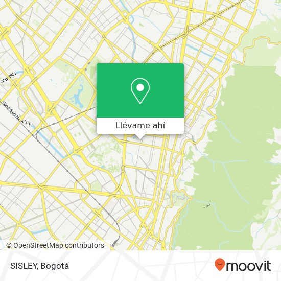 Mapa de SISLEY, Avenida Carrera 24 53 Teusaquillo, Bogotá, D.C., 111311