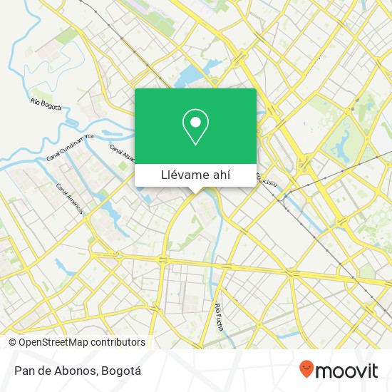 Mapa de Pan de Abonos, Calle 12B 71F Kennedy, Bogotá, D.C., 110831