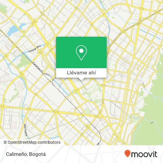 Mapa de Calimeño, Calle 44 53 Teusaquillo, Bogotá, D.C., 111321