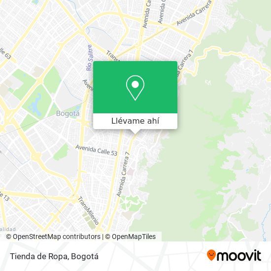 Mapa de Tienda de Ropa