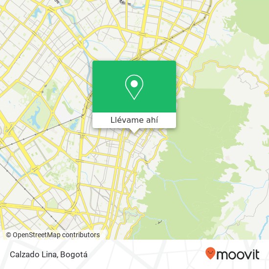 Mapa de Calzado Lina, 14 Calle 67 9 Chapinero, Bogotá, 110231