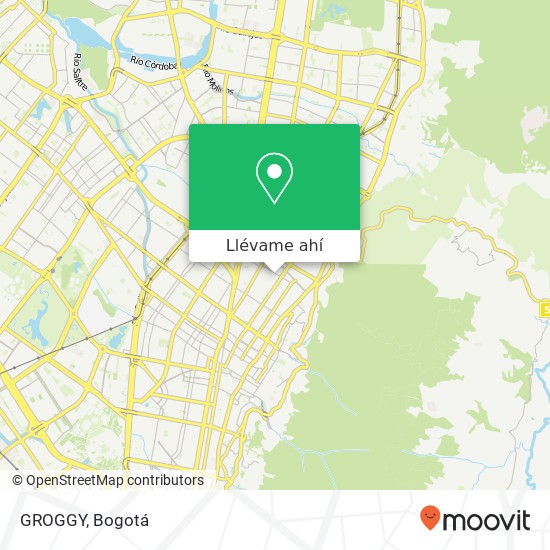Mapa de GROGGY, Calle 82 11 Chapinero, Bogotá, D.C., 110221