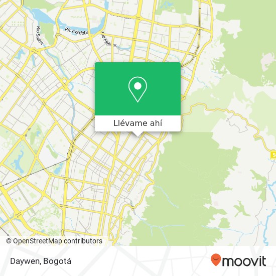 Mapa de Daywen, Calle 82 11 Chapinero, Bogotá, d.C., 110221