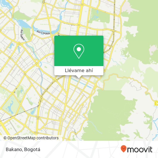 Mapa de Bakano, 65 Calle 90 15 Chapinero, Bogotá, 110221